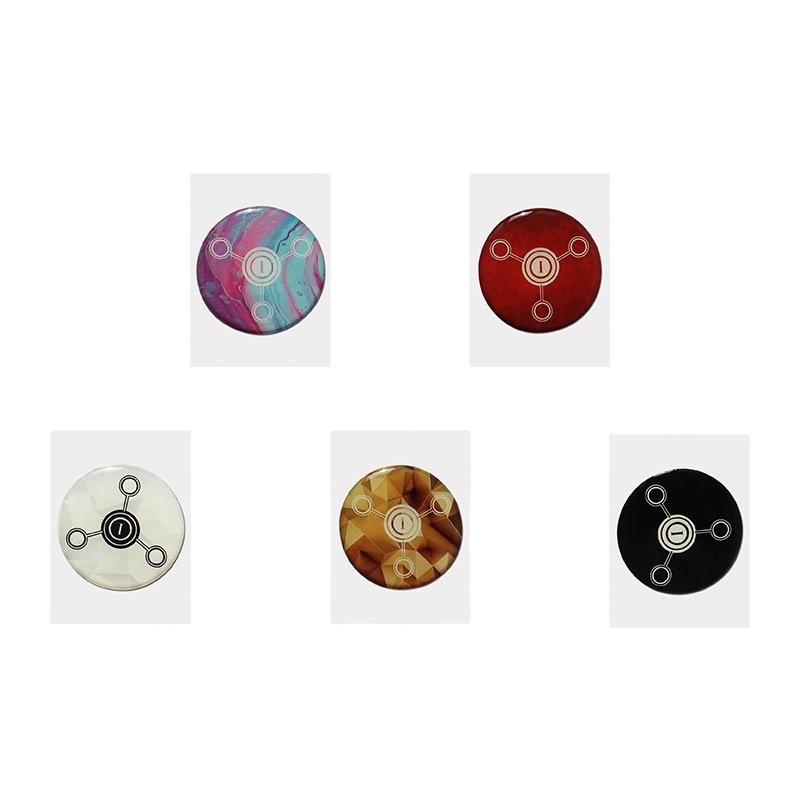 NFC epoxy tag social media sharing contact information waterproof RFID anti metal nfc epoxy card nfc tag custom