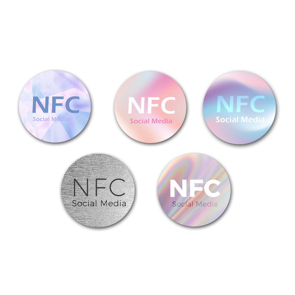 NFC epoxy tag social media sharing contact information waterproof RFID anti metal nfc epoxy card nfc tag custom