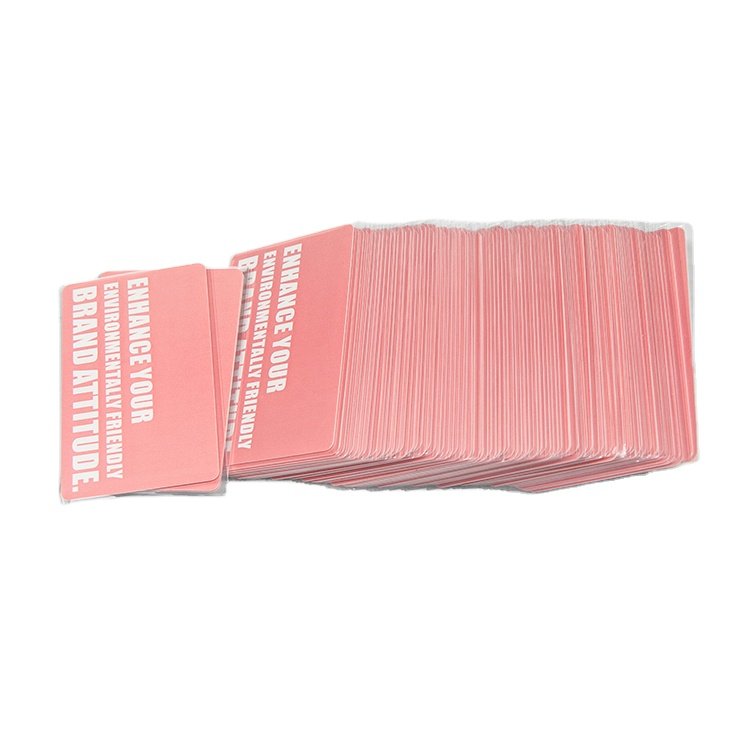 Fashionable Design RFID NFC BioPaper Business Card Membership Card With Simple Process