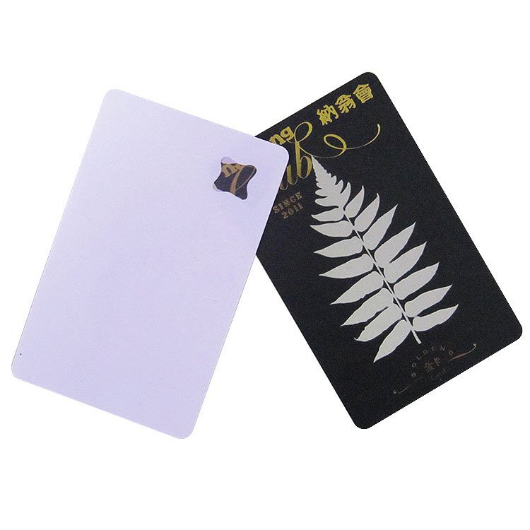 UV Card Transparent Window Hologram pvc ID Card Polycarbonate Overlay for ID Card