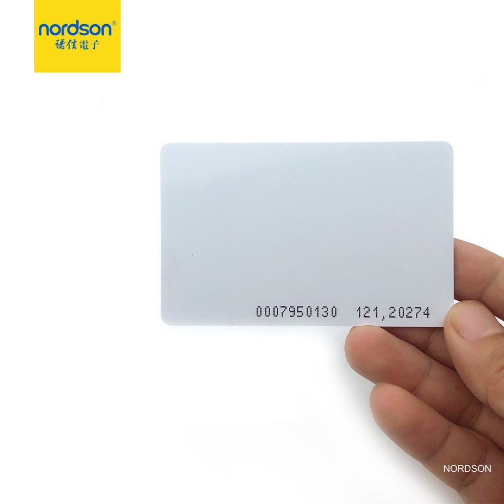 125KHz 13.56MHz Thick door identification access control plastic pvc blank id rfid Card with printer