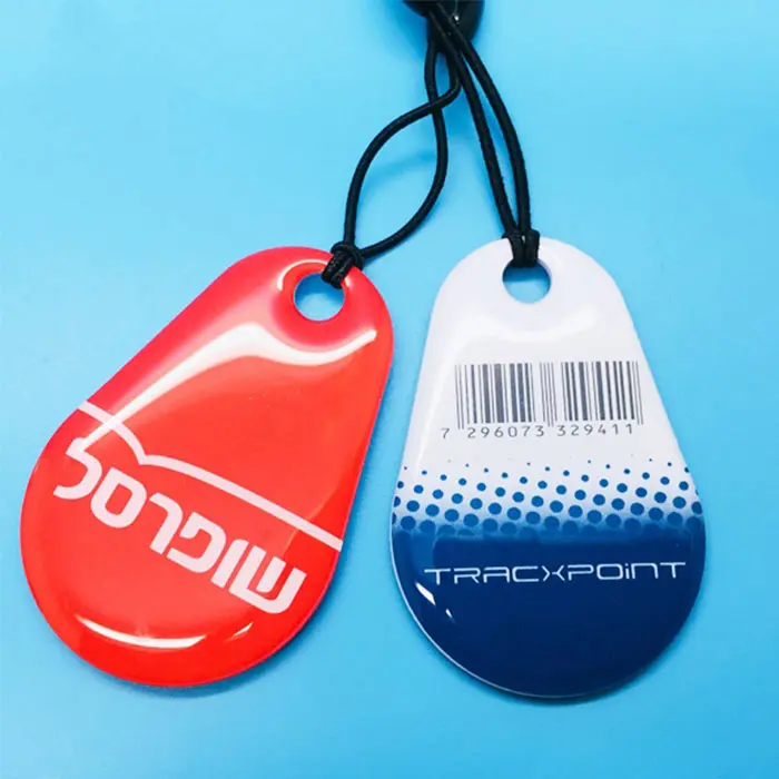 Smart RFID Key Fob epoxy Key Tags Card NFC Communication 13.56MHz Keychain