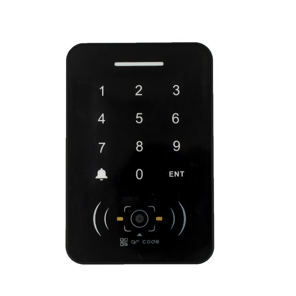 13.56Mhz IC plastic keyboard qr code access control Proximity RFID Card Reader Standalone QR CODE Access Control Device