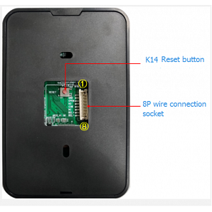 13.56Mhz IC plastic keyboard qr code access control Proximity RFID Card Reader Standalone QR CODE Access Control Device