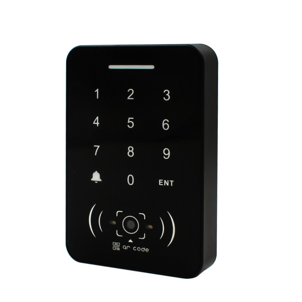 13.56Mhz IC plastic keyboard qr code access control Proximity RFID Card Reader Standalone QR CODE Access Control Device