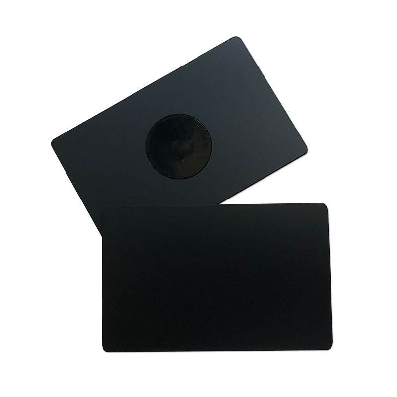 Custom Personalized UV Printed Blank Cardboard NFC Business Cards Black Matte Finishing PVC N213 216 RFID Card
