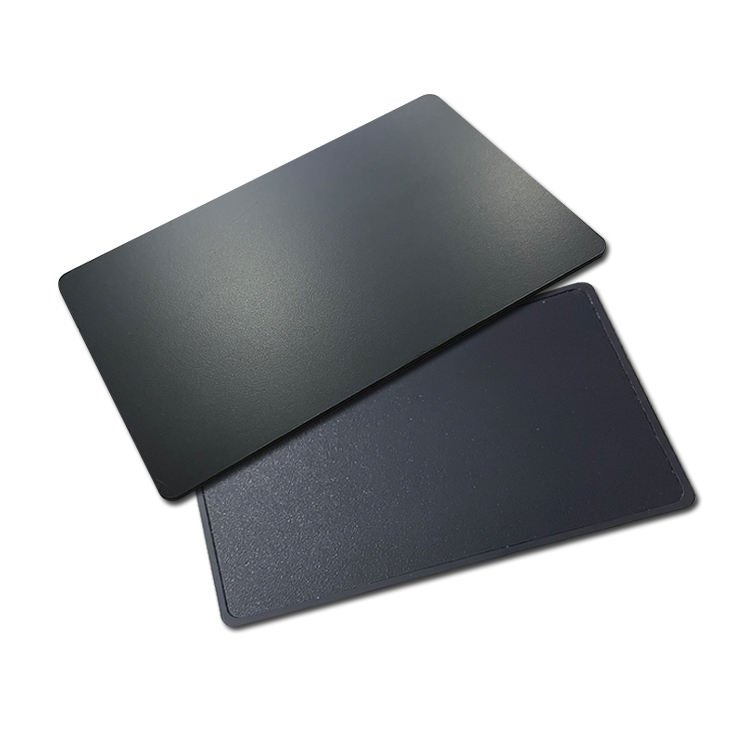 Custom Personalized UV Printed Blank Cardboard NFC Business Cards Black Matte Finishing PVC N213 216 RFID Card