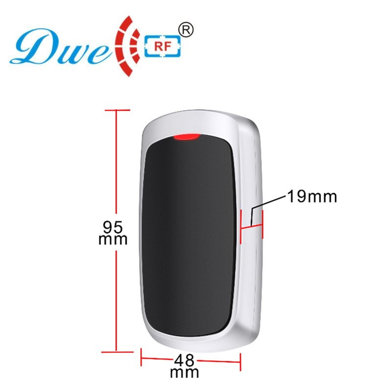 DC12V low frequency 125khz EM id rfid card skimmer access control wiegand 26 wiegand 34 ip68