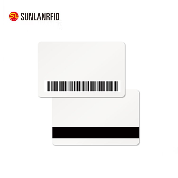 Sunlanrfid Custom 13.56MHz ISO 7816 Smart Card FM4442 Chip Blank Plastic PVC Rfid Prepaid Card