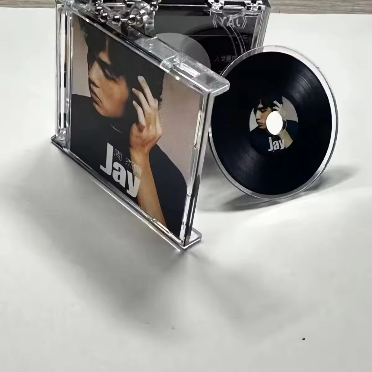 Smart Music Album Plastic NFC CD Card NFC Mini Vinyl Record Keychain