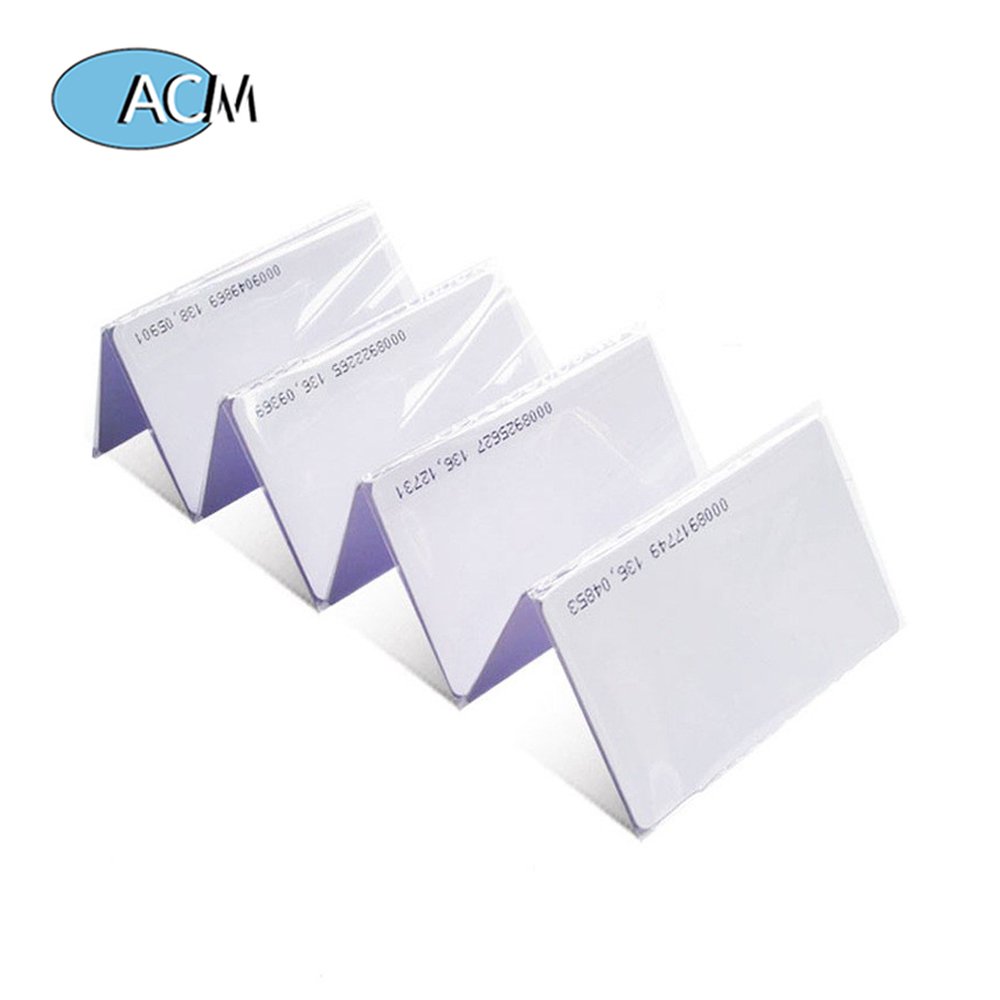 High Quality 125Khz Printable Blank White PVC Card For Access Control Smart RFID NFC key Card Waterproof Plastic Magnetic Card