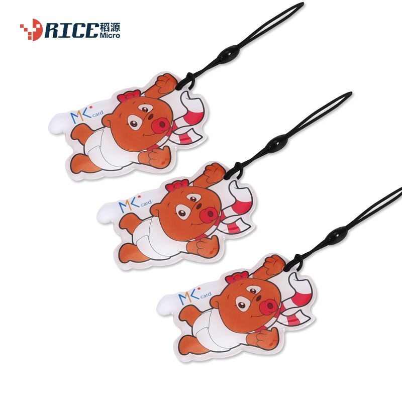 Factory direct sale open type rfid card epoxy customized color rfid smart card for company