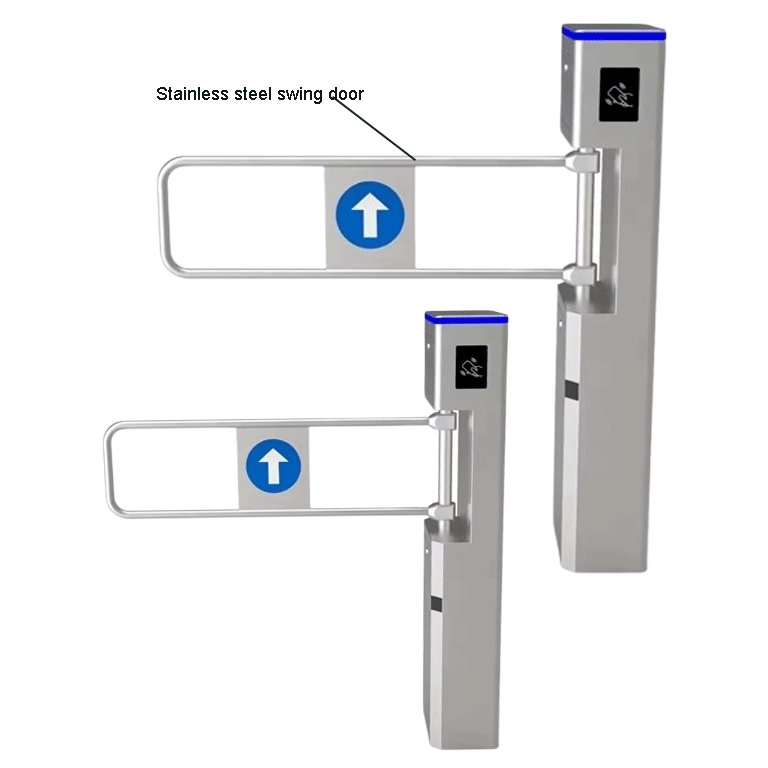 Manufacturer Automatic Access Control Turnstiles Swing Barrier Turnstile Supermarket Gate