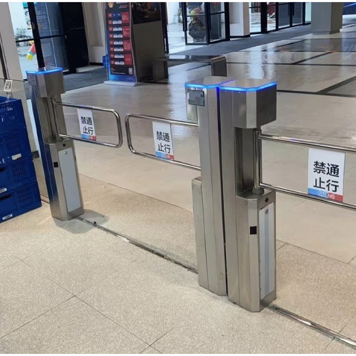 Manufacturer Automatic Access Control Turnstiles Swing Barrier Turnstile Supermarket Gate