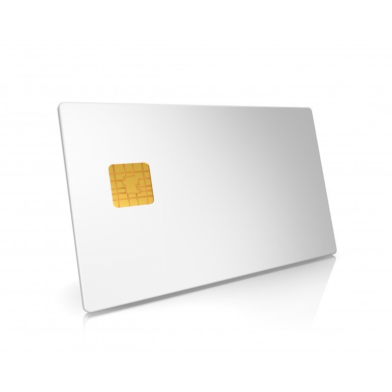 ISO 7816 White AT24C64 Chip Smart IC Card with 64K EEPROM Memory