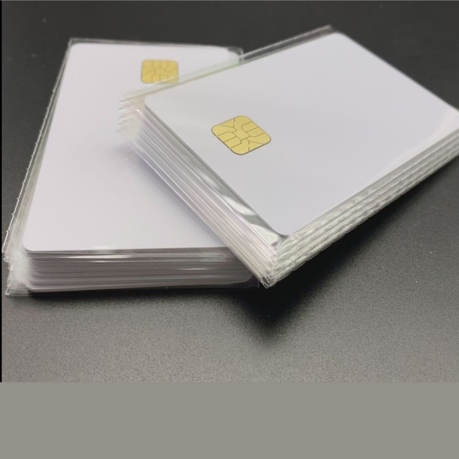 ISO 7816 White AT24C64 Chip Smart IC Card with 64K EEPROM Memory