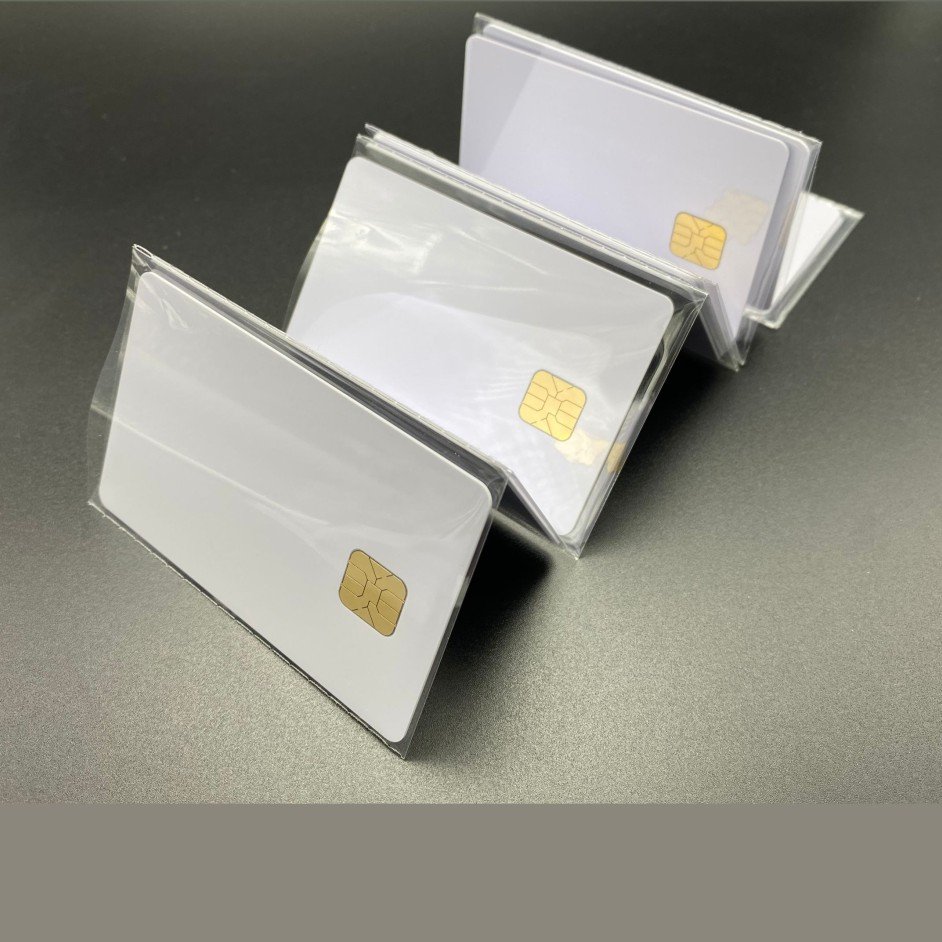 ISO 7816 White AT24C64 Chip Smart IC Card with 64K EEPROM Memory