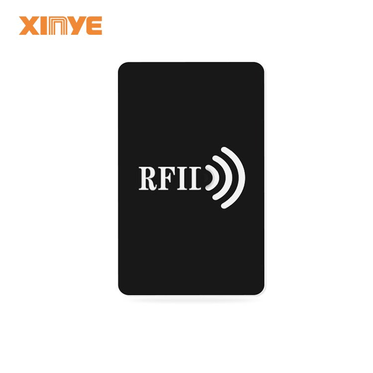 Hot sale custom printing RFID card PVC factory price nfc business card black matte cards for access control