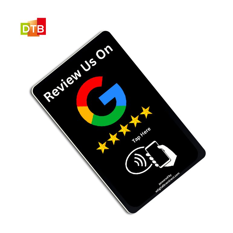 Customize Printing Google Thank You Reviews Card WhatsApp Instagram NFC Card TikTok Business Cards