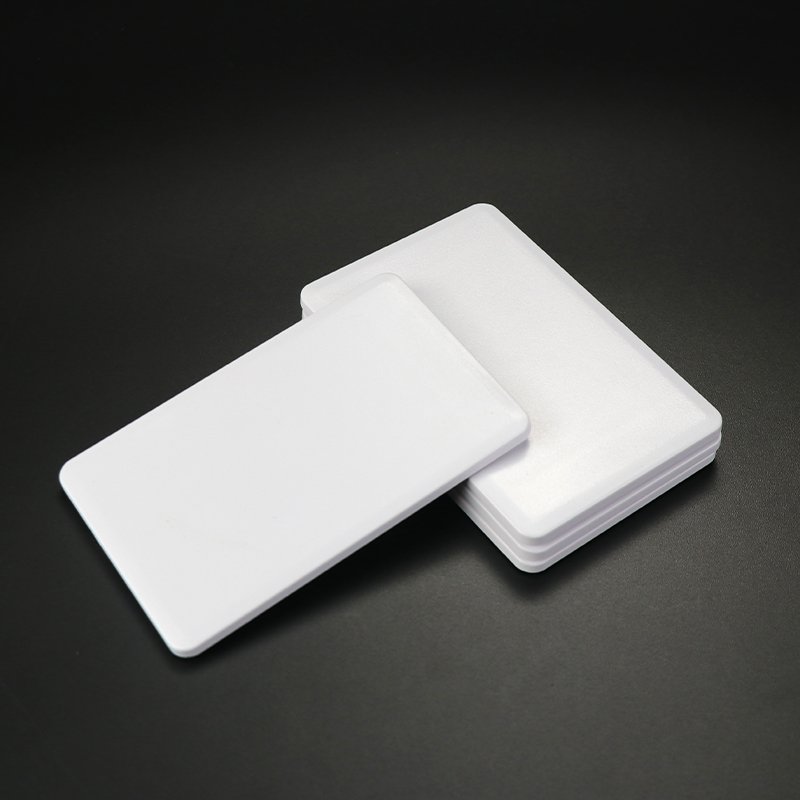WYUAN ISO18000-6C/6B UHF RFID Ceramic Blank Card Long Range Vehicle Windshield Tamper-Proof Label 860-960MHz for Access Control