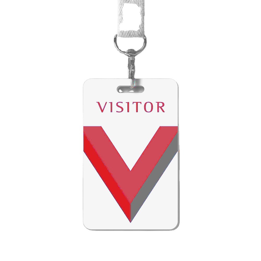 standard size visit pvc card no chip customer visitors access control management business card