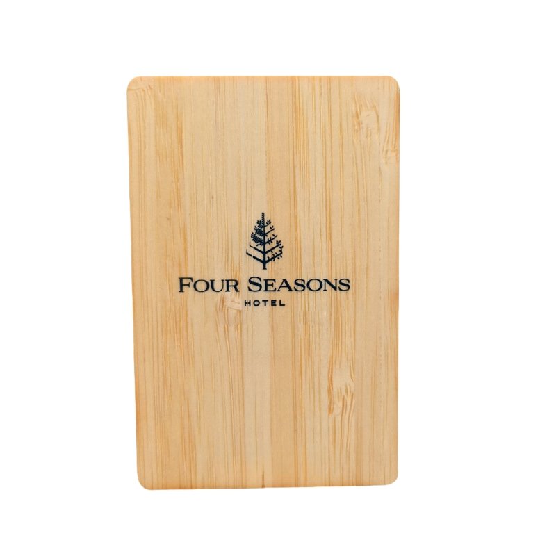 Eco-friendly Bamboo Wooden Rfid Hotel Key Card