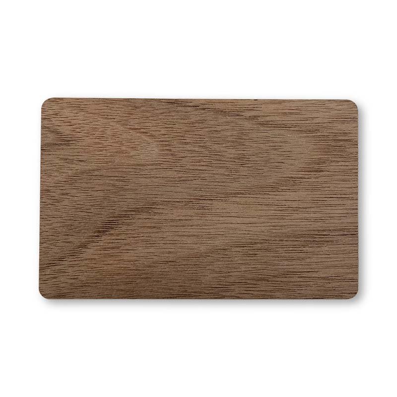 Custom Laser Engraved Printed wood RFID NFC wooden card for Business card Access Control Hotel Room Door card