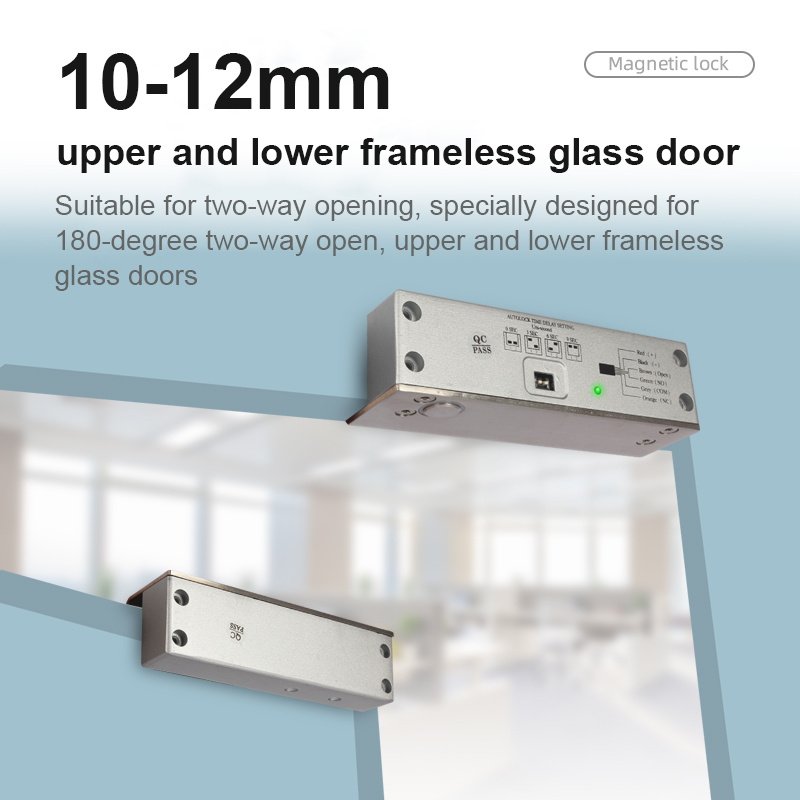 Access control electric plug-in lock at room temperature with delay electric plug-in lock glass door