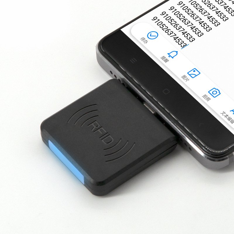 860MHz-960MHz Frequency Type C Mobile OTG smartphone uhf rfid reader for android IOS System