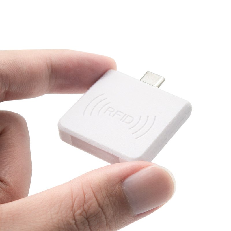 860MHz-960MHz Frequency Type C Mobile OTG smartphone uhf rfid reader for android IOS System