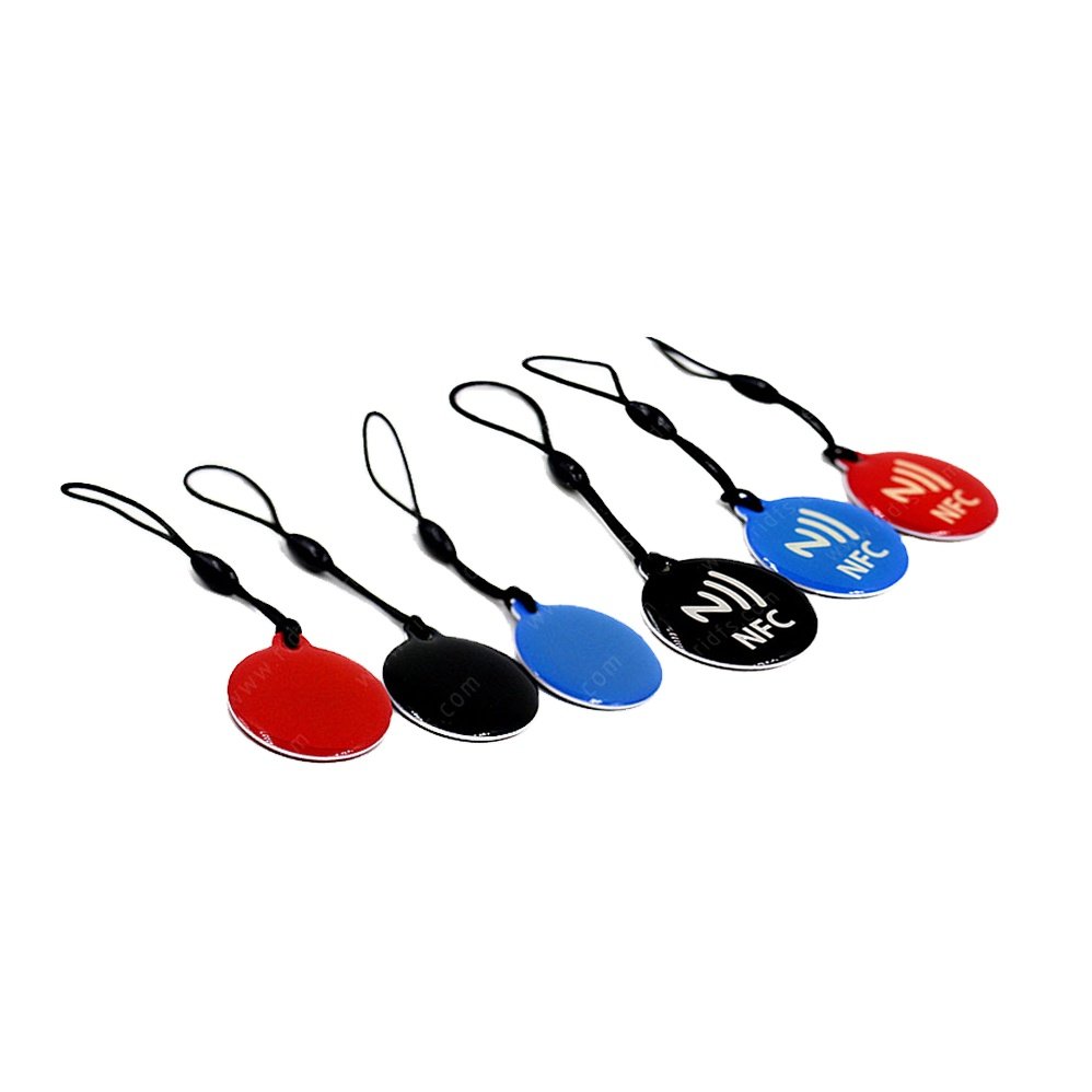 Customize Access Control RFID Epoxy Tag NFC Keyfob Keychain Epoxy Smart NFC Cards