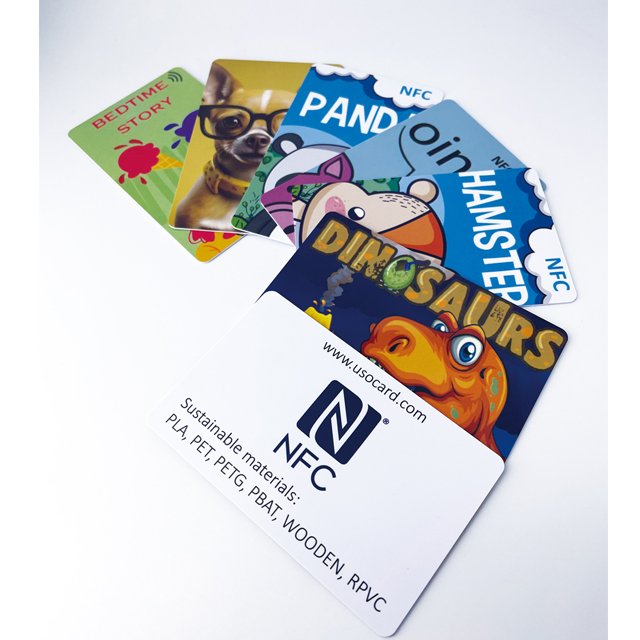 100% Eco-friendly Bio ECO-Friendly PLA Polylactic Acid card PLA Material Smart Card