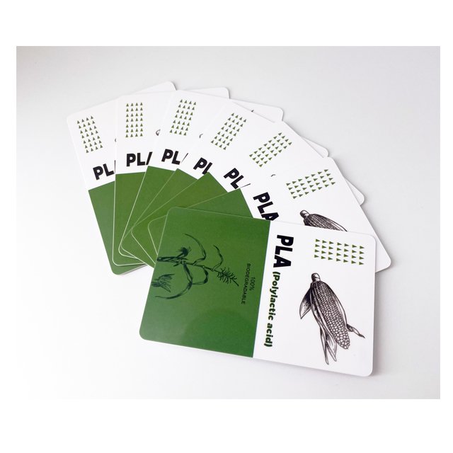 100% Eco-friendly Bio ECO-Friendly PLA Polylactic Acid card PLA Material Smart Card