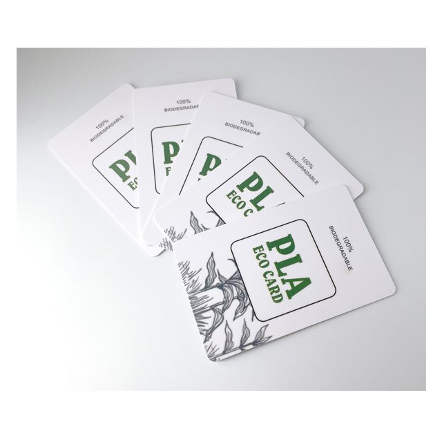 100% Eco-friendly Bio ECO-Friendly PLA Polylactic Acid card PLA Material Smart Card