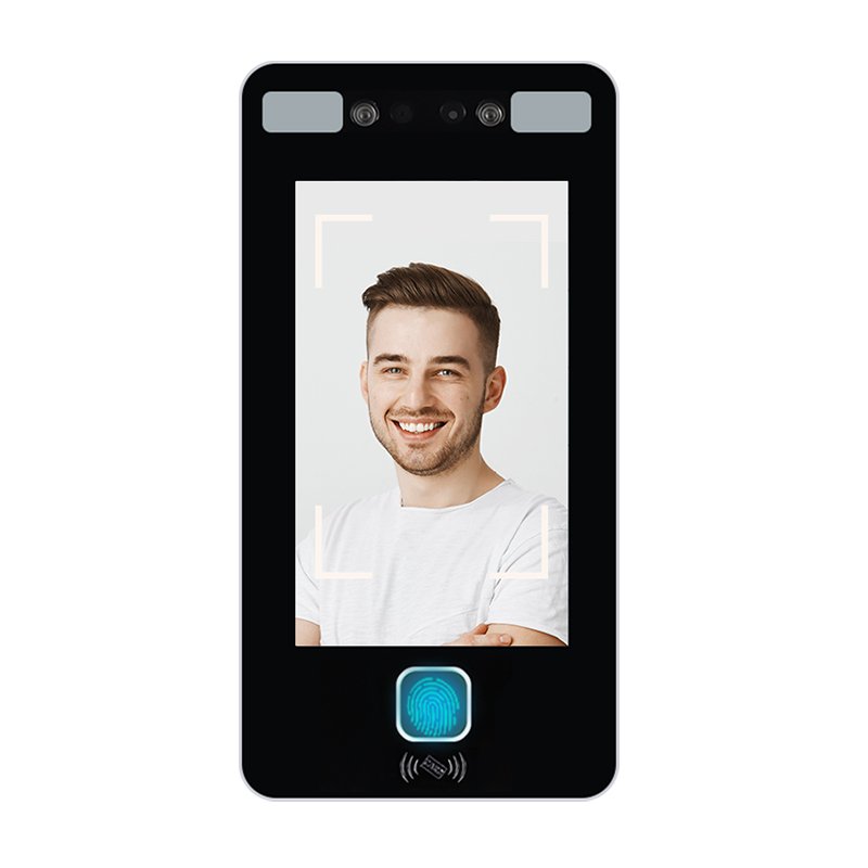 7 inch Infrared sensor Intelligent face recognition terminal door lock access control