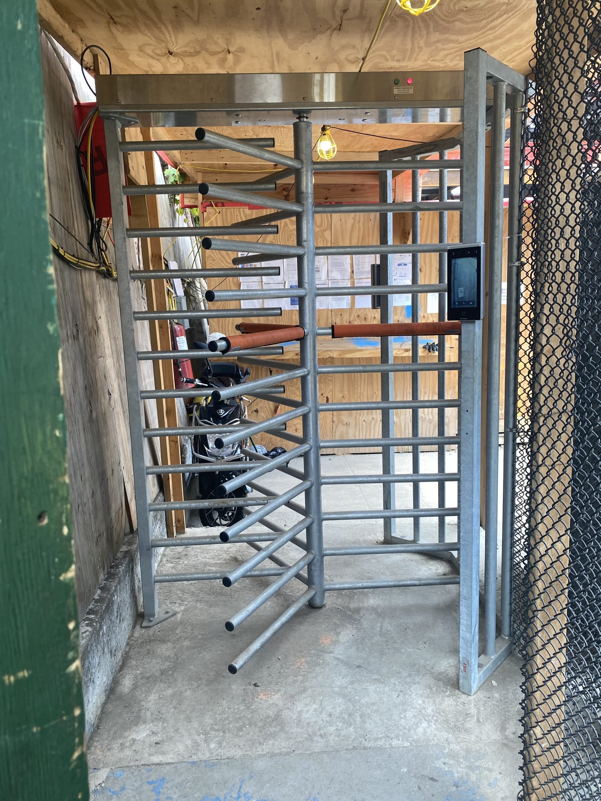 Stainless Steel Strict Management Safety Barrier Turnstile Access Control Full Height Turnstiles for Public