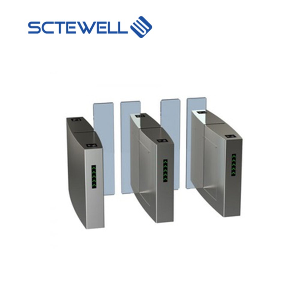 Security Entrance Sliding Gate Counter Electronic Access Control Sliding Turnstile Door For Gym