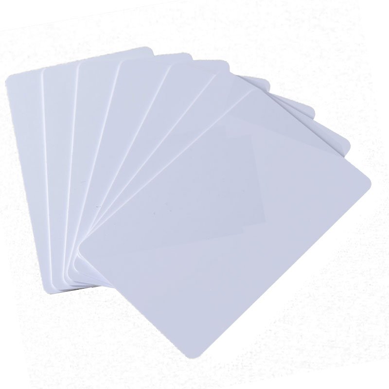 13.56Mhz Printable Blank White PVC Card For Access Control Smart RFID NFC key Card