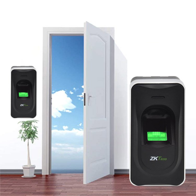 zk FR1200 IP65 Waterproof mini biometric print scanner fingerprint reader with RS485 access control standalone card reader