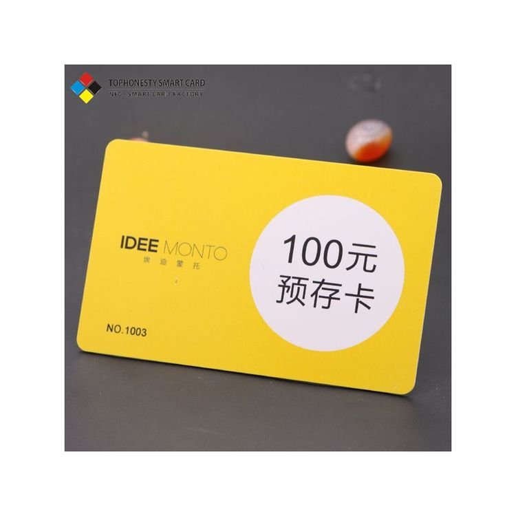 Trading Company pvc Membership offset Printed paper card Poker chip card/RFID smart card