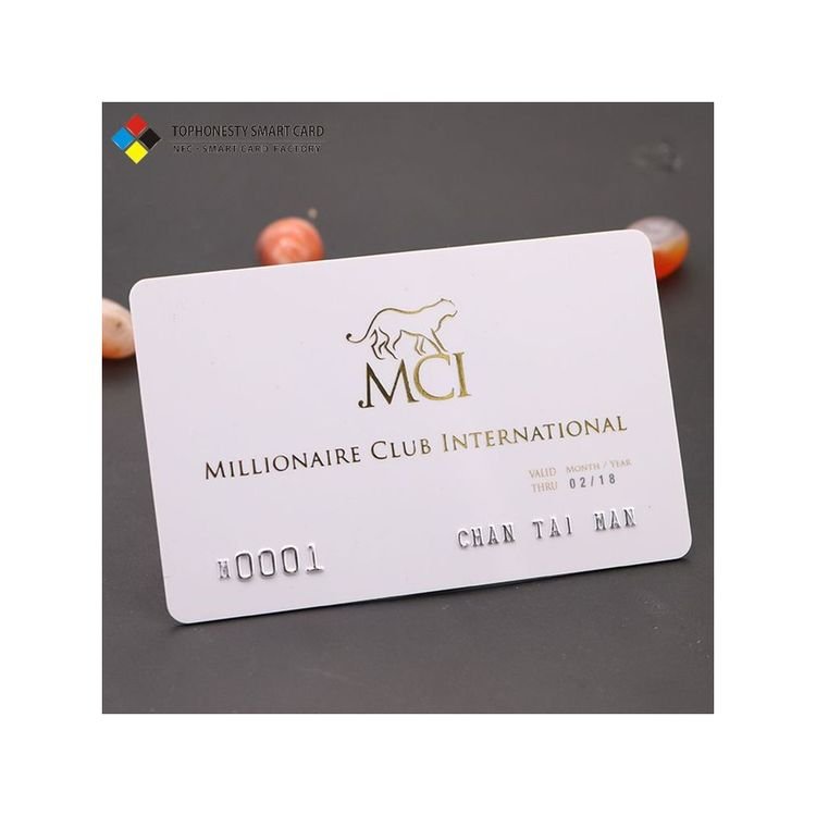 Trading Company pvc Membership offset Printed paper card Poker chip card/RFID smart card