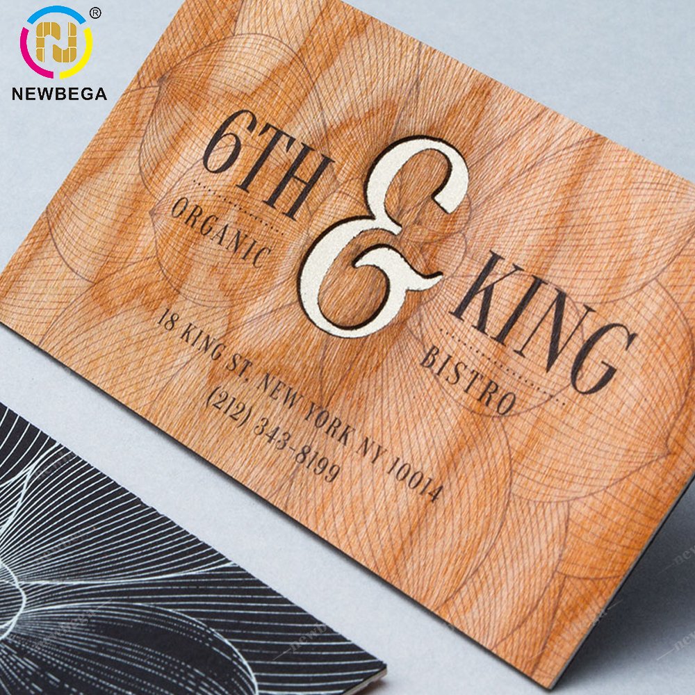 Programmable Bamboo Wood RFID ISO14443A Smart NTAG213/216 NFC Business Card Wooden Hotel Key Card
