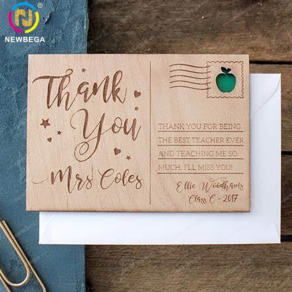 Programmable Bamboo Wood RFID ISO14443A Smart NTAG213/216 NFC Business Card Wooden Hotel Key Card