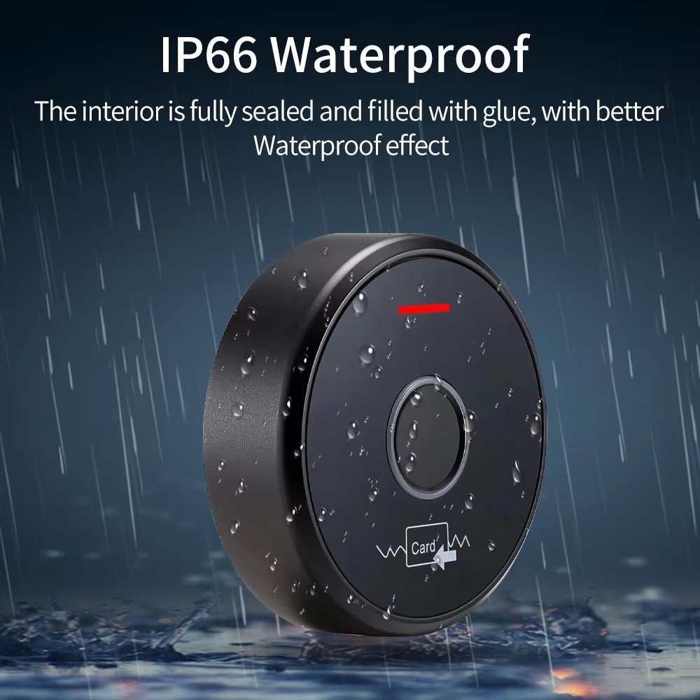 Standalone Metal Wifi Tuya App Fingerprint RFID Access Control Keypad Rainproof digital panel Wiegand Reader Door Lock Contact