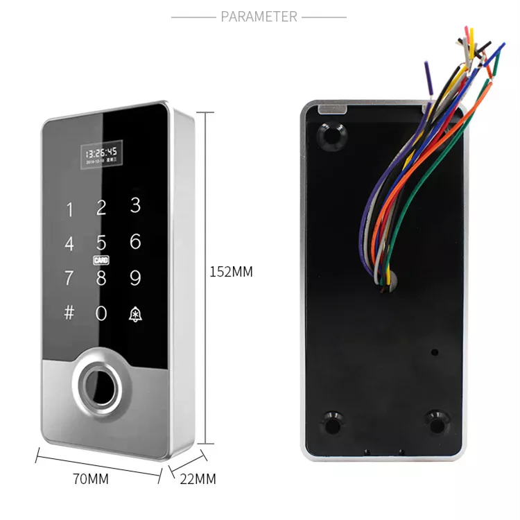 Best seller smart access control machine with fingerprint keypads passwords IC card APP