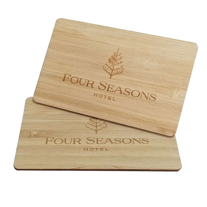 Wooden hotel key card made of bamboo is suitable for Betech locks
