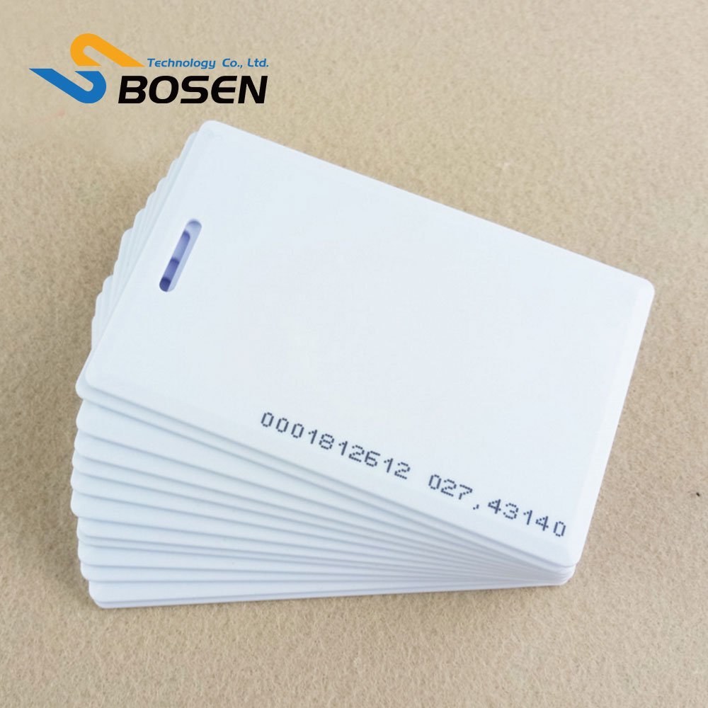 Factory Price Low Frequency 125KHZ Employee ID Card 1.8mm Thick RFID Access Control Card