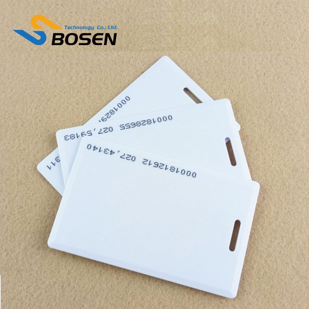 Factory Price Low Frequency 125KHZ Employee ID Card 1.8mm Thick RFID Access Control Card