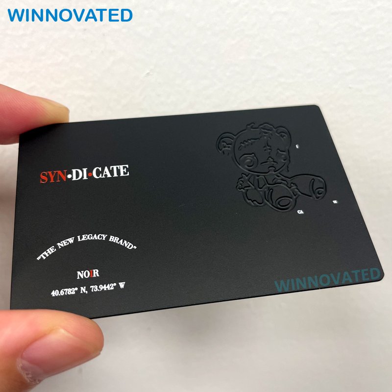Customized RFID Access Control Card Printable Programming Metal NFC Business Card