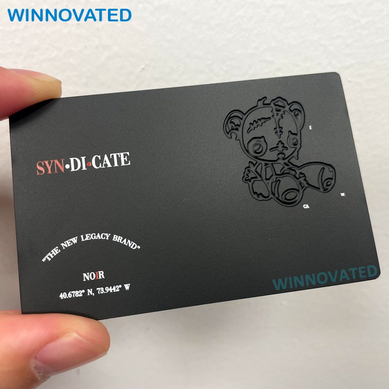 Customized RFID Access Control Card Printable Programming Metal NFC Business Card
